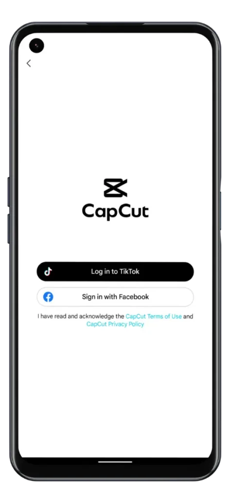 capcut app open